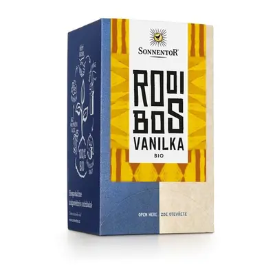 Sonnentor Rooibos vanilka čaj bio porcovaný jednokomorový 20 g