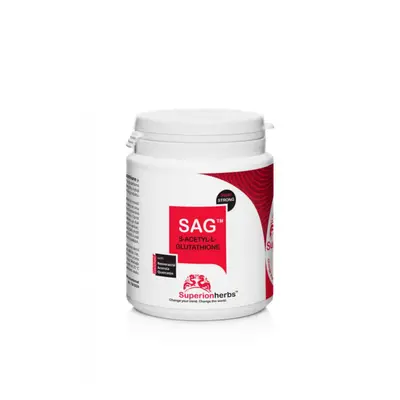 Superionherbs S-acetyl-L-Glutathion, SAG, 90 kapslí