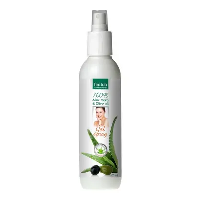 Finclub Gel spray Aloe vera & olivový olej 200 ml