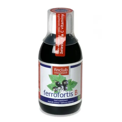 Finclub Ferrofortis B železo v "tekuté" formě 250 ml