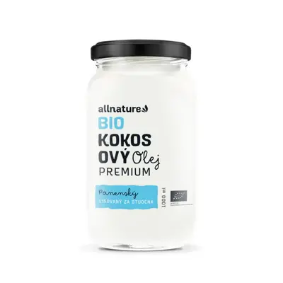 Allnature Premium kokosový olej bio 1000ml