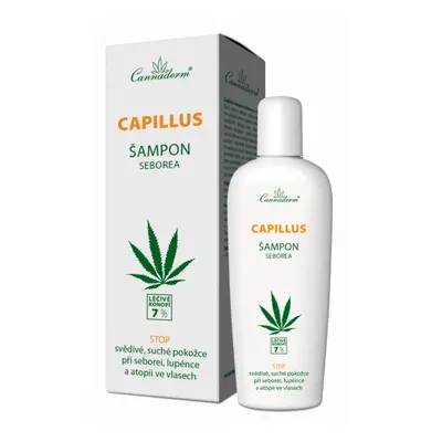 Cannaderm šampon pro suchou a citlivou pokožku hlavy Capillus Seborea 150 ml