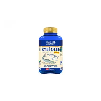 VitaHarmony Rybí olej Omega 3 1000 mg 150 tobolek