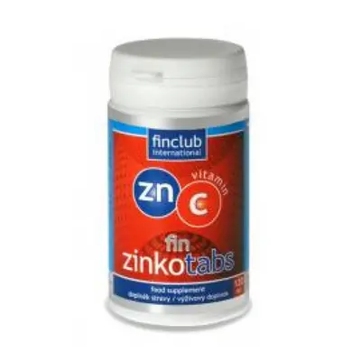 Finclub Zinkotabs 120 tablet zinek + vitamín C