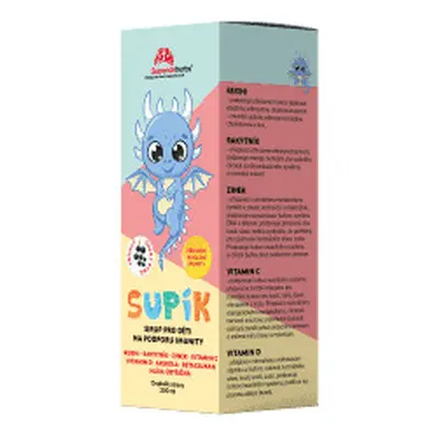 Superionherbs Supík – sirup pro děti na podporu imunity 200 ml