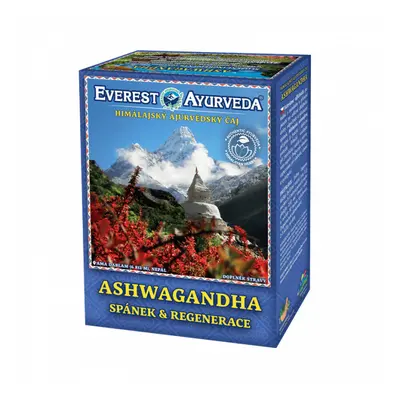 Everest Ayurveda ASHWAGANDHA himalájský bylinný čaj pro dobrý odpočinek a klidný spánek 100 g