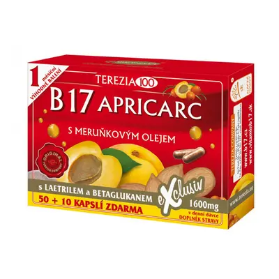 Terezia Company B17 Apricarc s meruňkovým olejem 60 kapslí