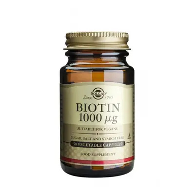 Solgar Biotin 1000 mg 50 kapslí