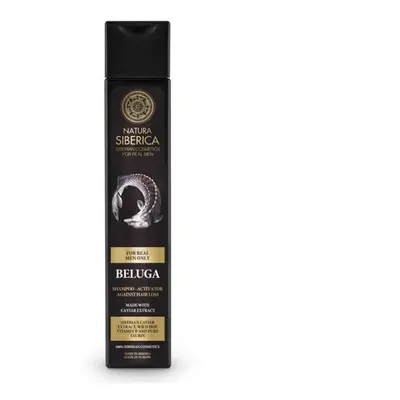 Natura Siberica Men šampon pro podporu růstu vlasů a proti jejich vypadávání (Beluga) 250 ml