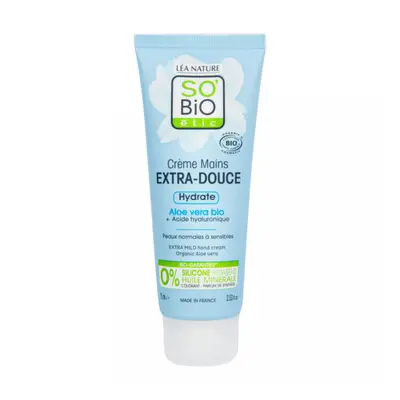 SO’BiO étic krém na ruce Extra jemný hydratační s aloe vera 75 ml