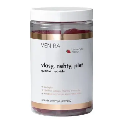 Venira beauty bomb noví gumoví medvídci pro vlasy, nehty a pleť lesní plody, 60 medvídků