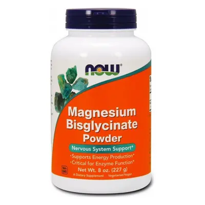 Now Magnesium Bisglycinate hořčík bisglycinát prášek 227 g