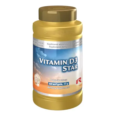 Starlife Vitamin D3 Star 60 kapslí