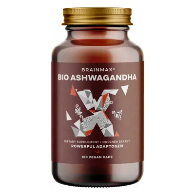 BrainMax BIO Ashwagandha ašvaganda 660 mg 100 rostlinných kapslí