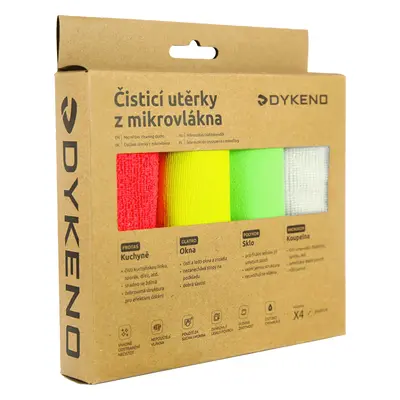 Utěrky z mikrovlákna 4-pack interiér