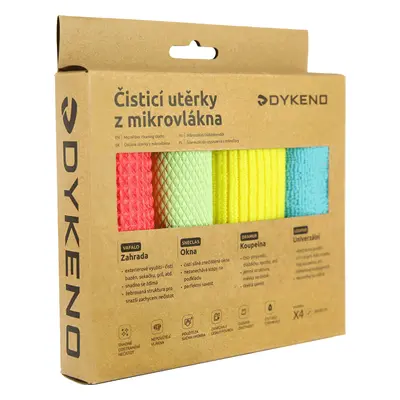 Utěrky z mikrovlákna 4-pack exteriér