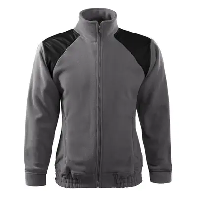 Malfini Jacket Hi-Q506 silná fleecová mikina unisex ocelově šedá