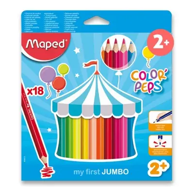 Pastelky Color Peps Jumbo 18 barev