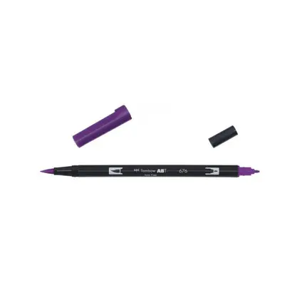 Tombow Oboustranný štětcový fix ABT - royal purple