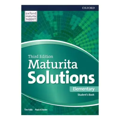 Maturita Solutions 3rd Edition Elementary Student´s Book Czech Edition