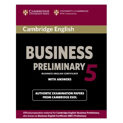 Cambridge BEC 5 Preliminary Student´s Book with answers