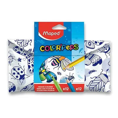 Pouzdro na psací potřeby Color’Peps Pencil Case 24 ks