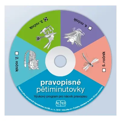 CD-ROM PRAVOPISNÉ PĚTIMINUTOVKY 3 - multilicence