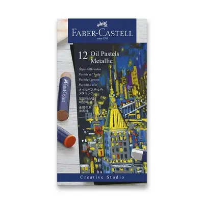 Olejové pastely Faber-Castell Metallic 12 barev