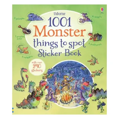 1001 Monster things to spot Sticker Book