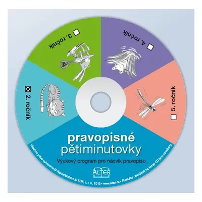 CD-ROM PRAVOPISNÉ PĚTIMINUTOVKY 2 - multilicence