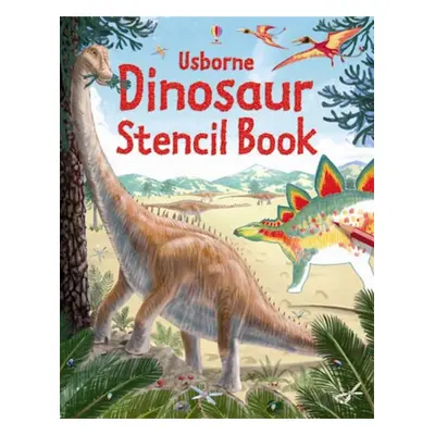 Dinosaur stencil book