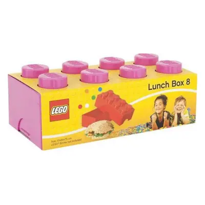 Svačinový box LEGO - růžový