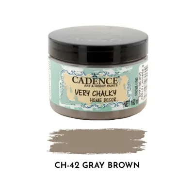 Křídová barva Cadence Very Chalky 150 ml - gray brown šedohnědá