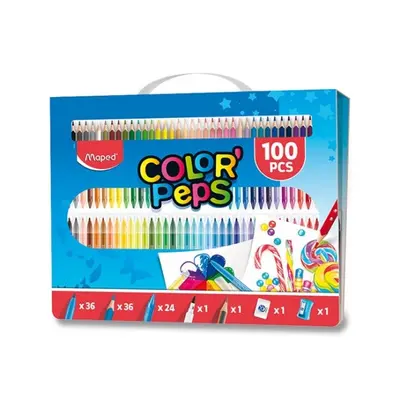 Pastelky Color Peps Box 100 ks