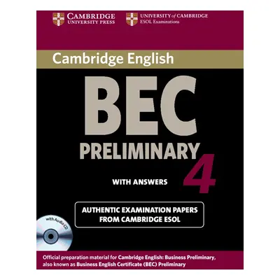 Cambridge BEC Preliminary 4 Self-Study Pack