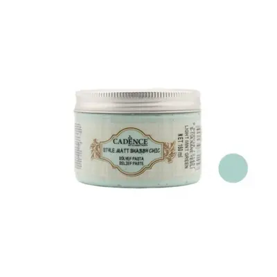 Reliefní pasta křídová Shabby Chic světle zelená light mint green 150 ml