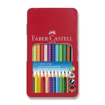 Pastelka Faber Castell Grip 2001 plech.krabička 12ks