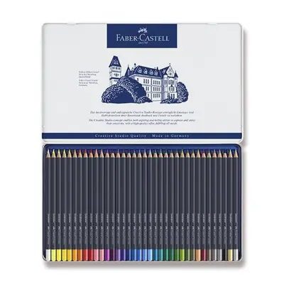 Pastelky Faber-Castell Goldfaber 114736 plechová krabička, 36 barev