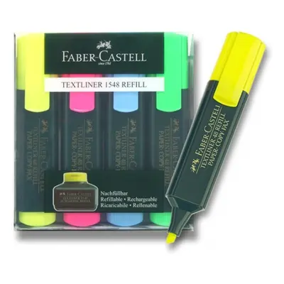 Zvýrazňovač Faber Castell Textliner 1548 - (4 ks)