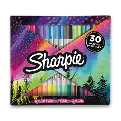 Permanentní popisovač Sharpie Fold sada 30 barev