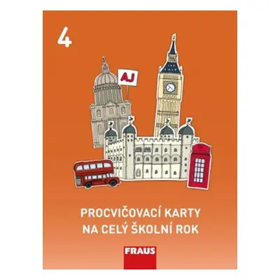 Procvičovací karty na celý školní rok 4 – angličtina