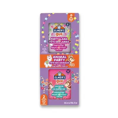 Sada Elmer´s Animal Party Gue 236,5 ml, 2 ks