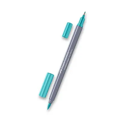 Popisovač Faber-Castell Goldfaber Aqua Dual Marker výběr barev kobaltově zelená, 356