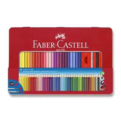 Pastelky Faber Castell Grip 2001 plech.krabička 48ks