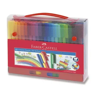 Fixy Faber Castell Connector plastová taška 60ks