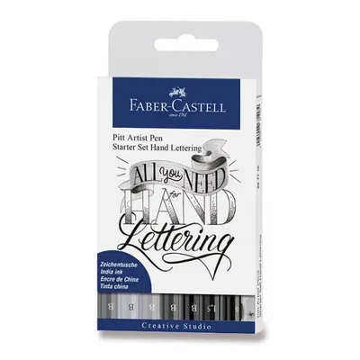 Popisovač Faber Castell Pitt Artist Pen HandletterBasic 9ks