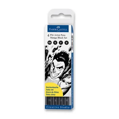 Popisovač Faber Castell Pitt Artist Pen Manga Black plast4ks