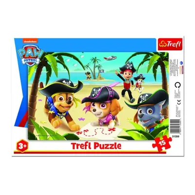 Trefl Puzzle Tlapková patrola - Pirátská výprava / 15 dílků