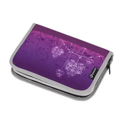 Dívčí školní penál Case Alfa 7 Pink/Purple