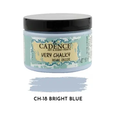 Křídová barva Cadence Very Chalky 150 ml - bright blue jasně modrá